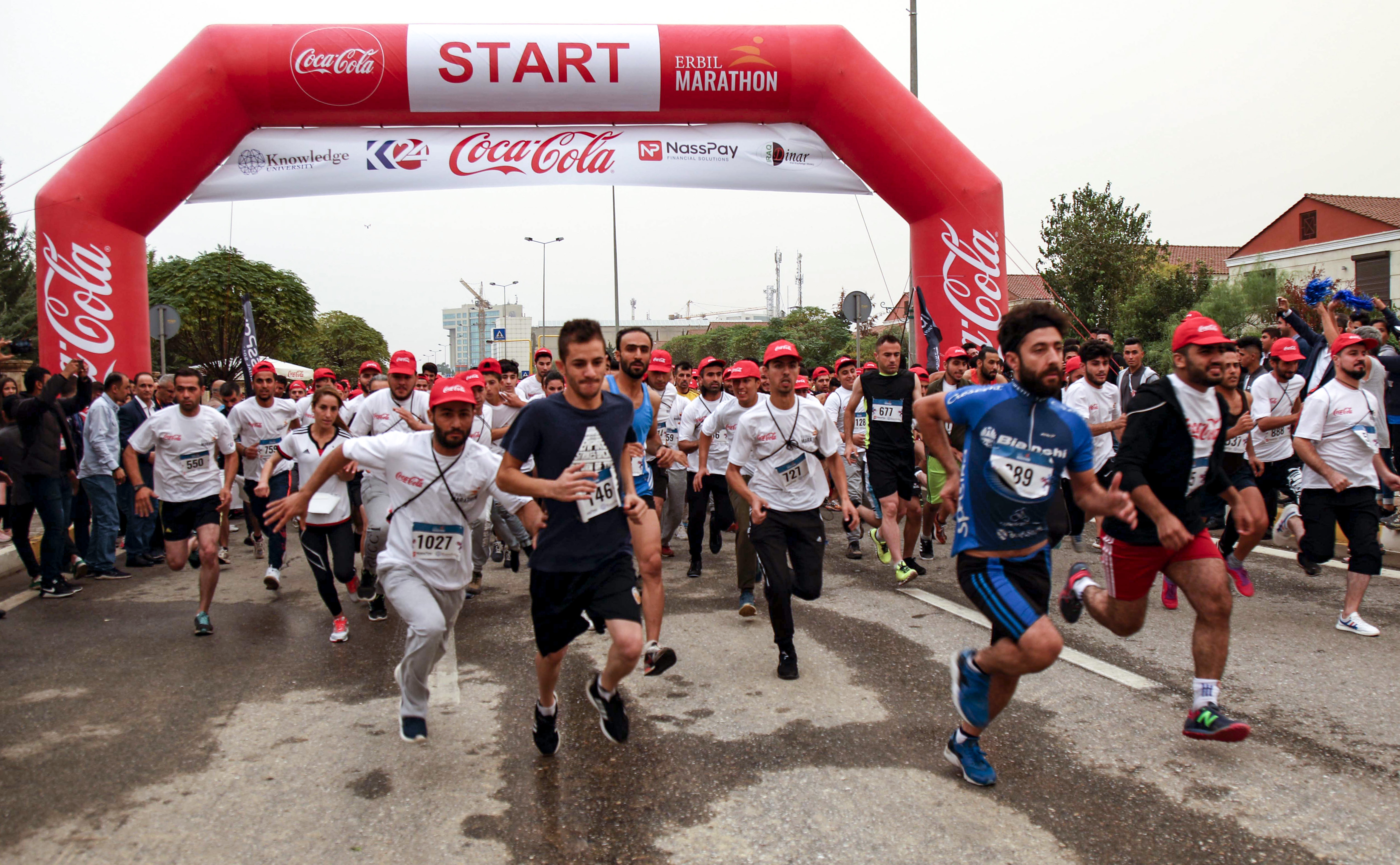 آلاف يشاركون في مارثون اربيل بـ